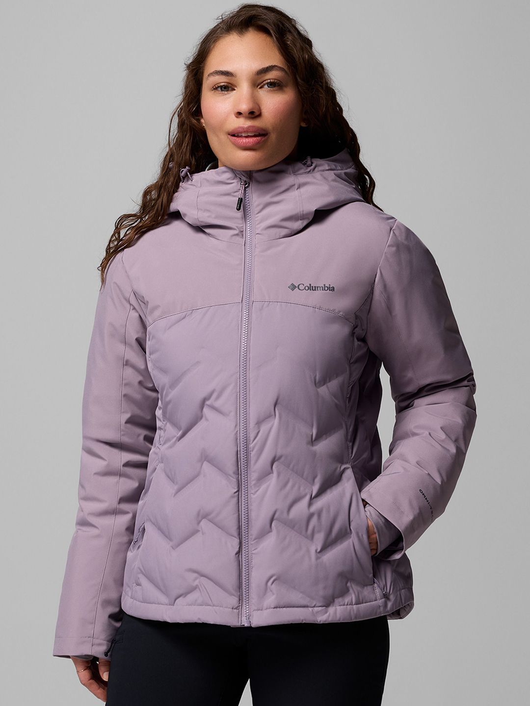 Columbia Women Hooded Solid Lightweight Casual Padded Jacket-image-37