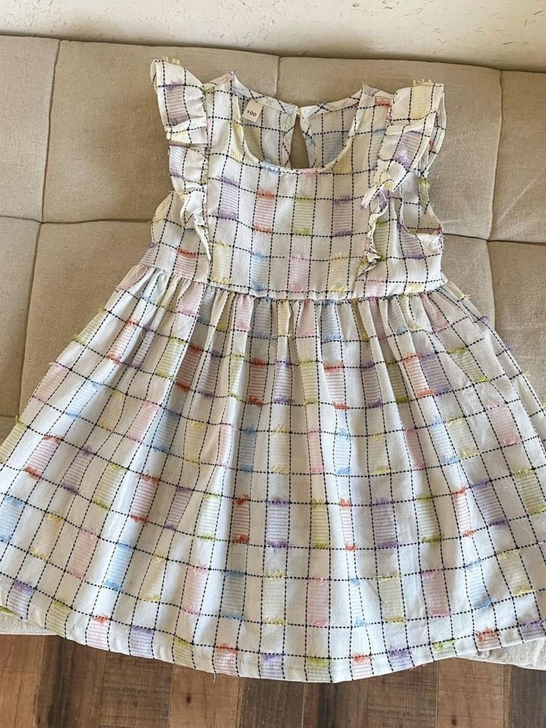 LULU & SKY Checked A-Line Dress-picture-41