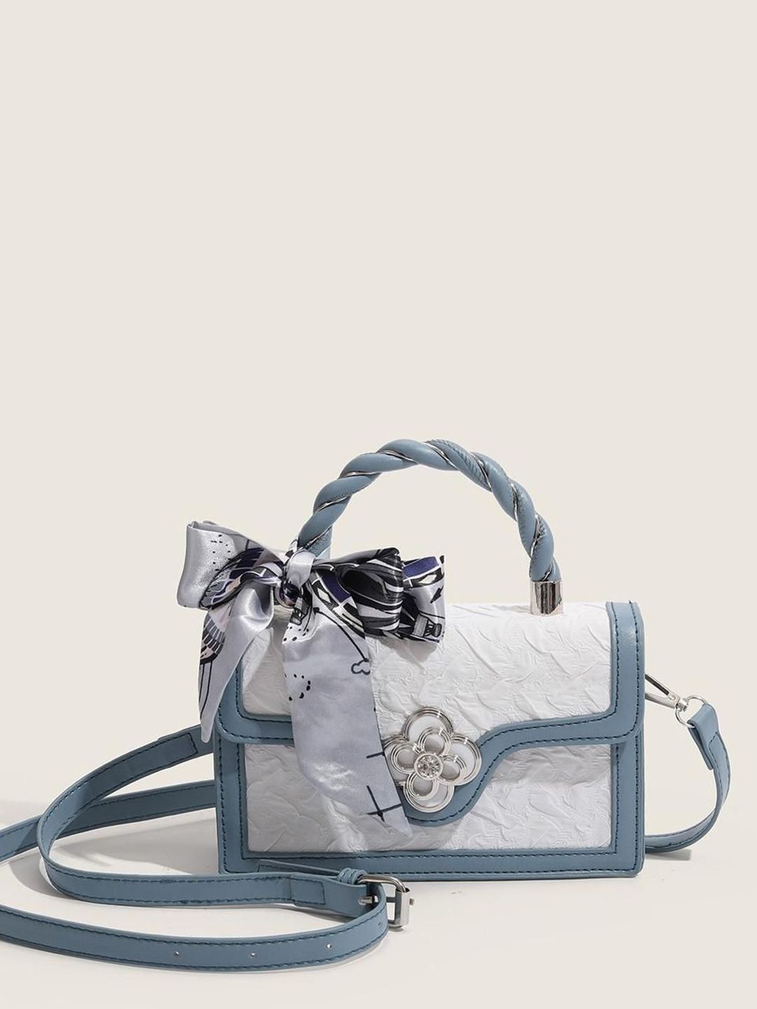 CORSICA Floral Textured Structured Sling Bag-picture-13