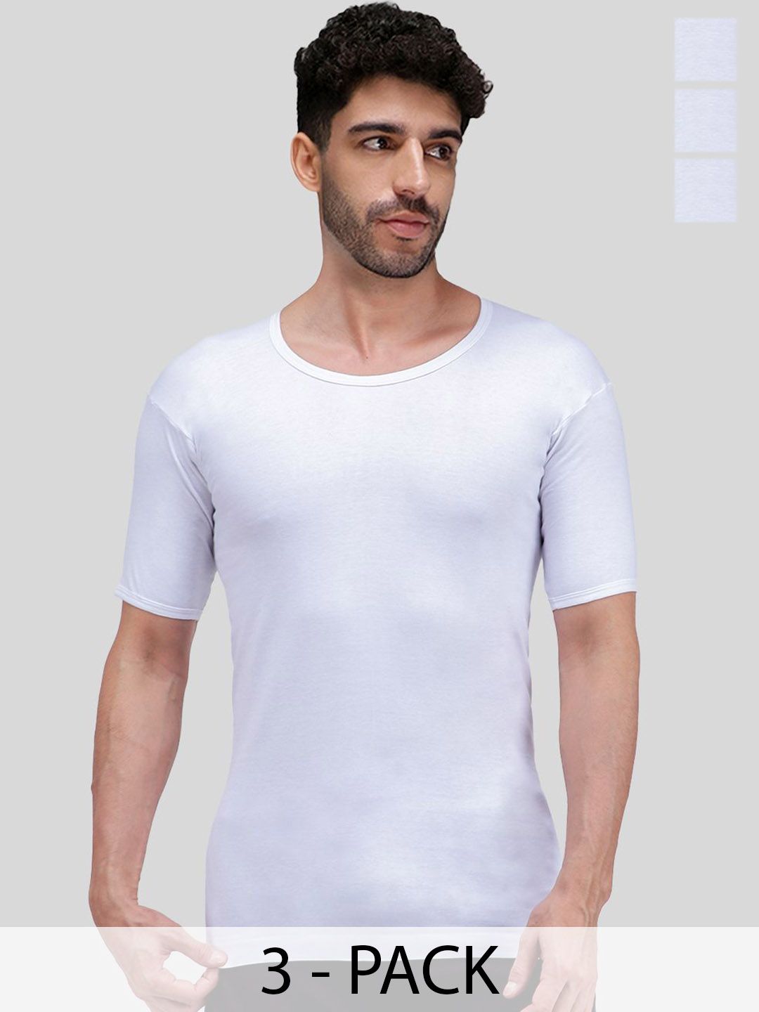 AMUL COMFY Pack Of 4 Cotton Scoop Neck Undershirt Vest AC-PLVESTRNS-WHT-XL-4PC-image-41