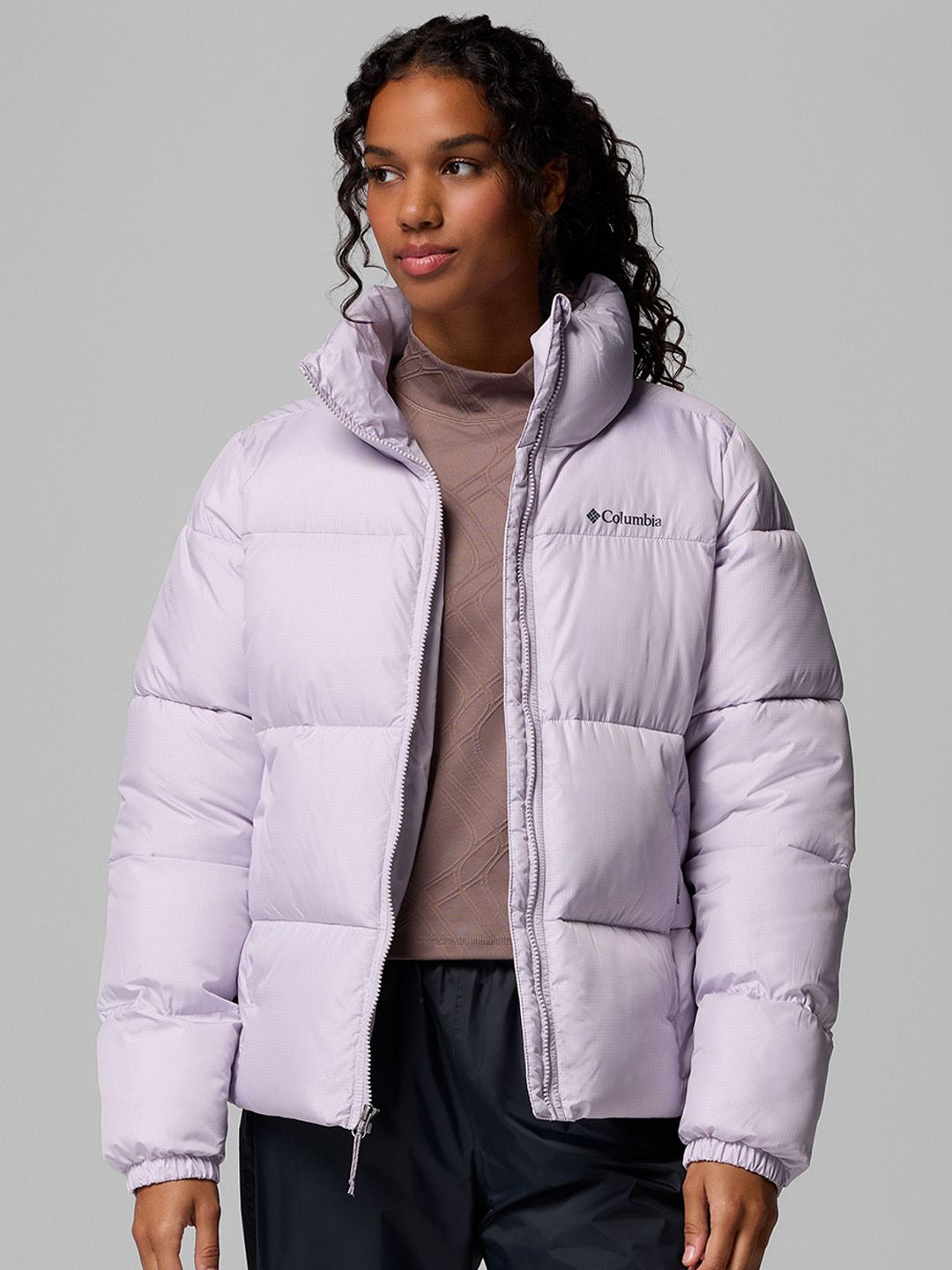 Columbia Puffect II Down Brand Logo Printed Puffer Jacket-image-43