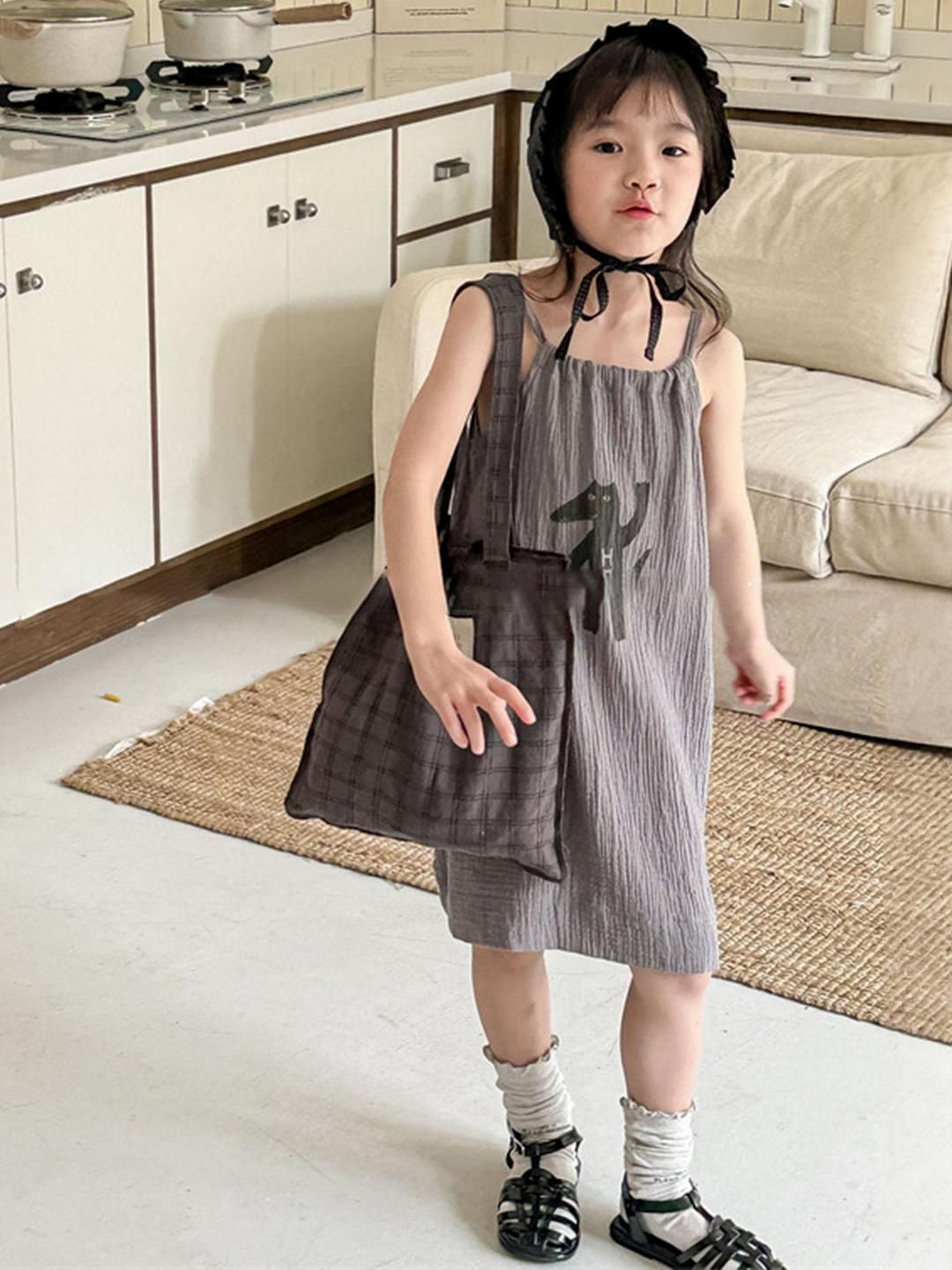 LULU & SKY Girls Flutter Sleeve A-Line Dress-picture-46