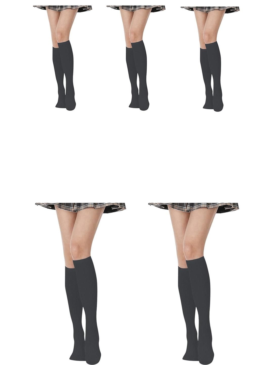MUKHAKSH Women Charcoal Socks-picture-23