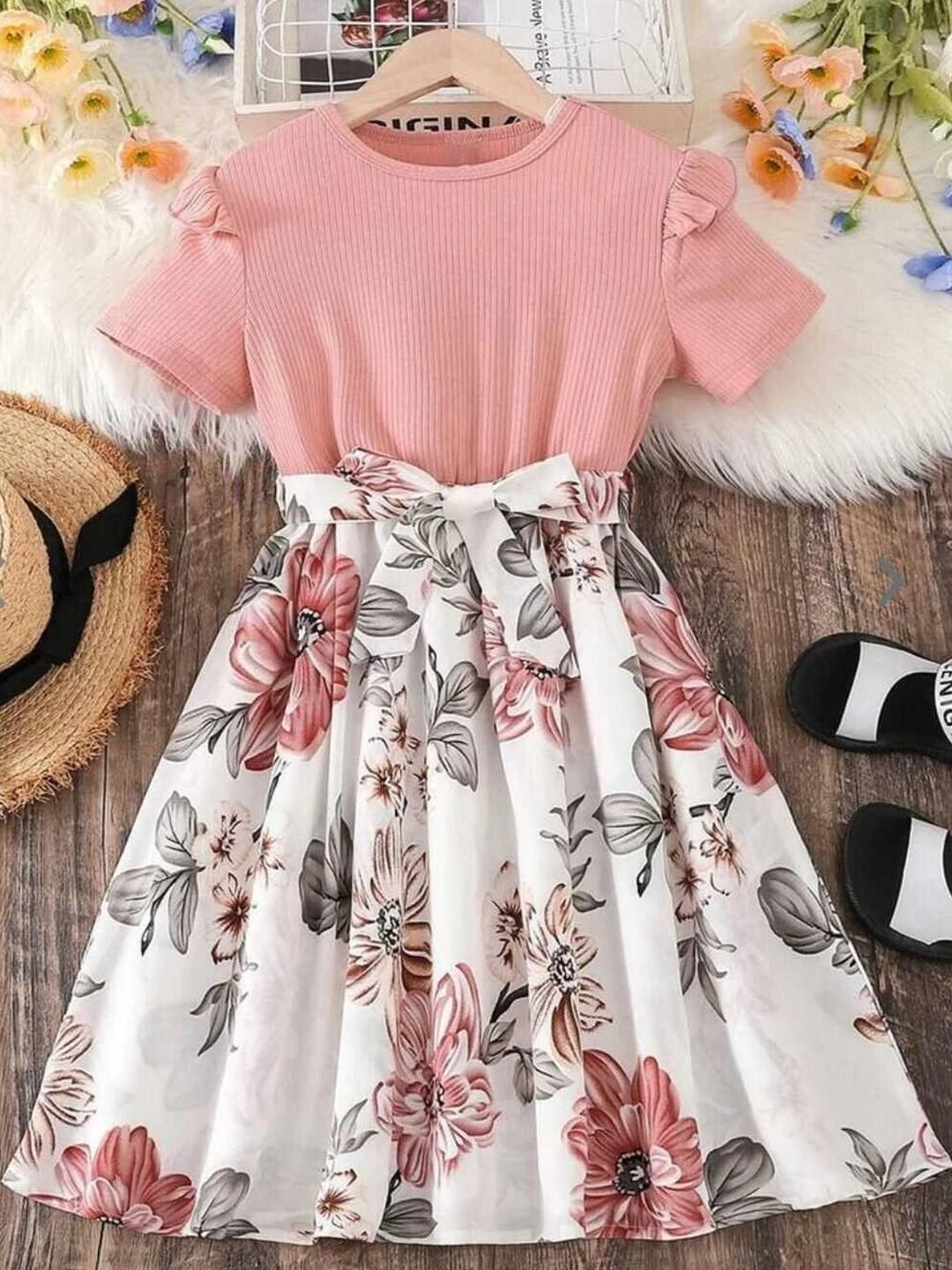 FLANZE Peach Polyester Tops