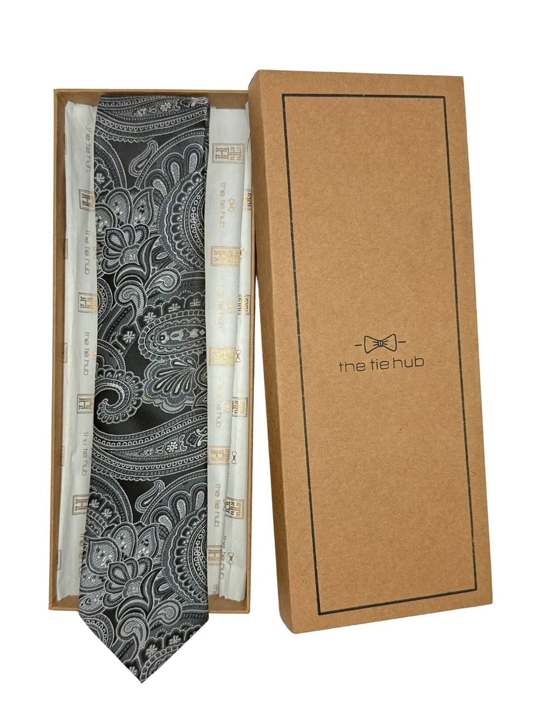 The Tie Hub Men Printed Broad Tie-image-16