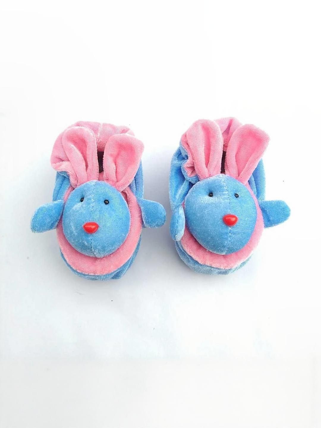LMN CHILD CARE Kids Blue Cartoon Character Cotton Booties-image-34