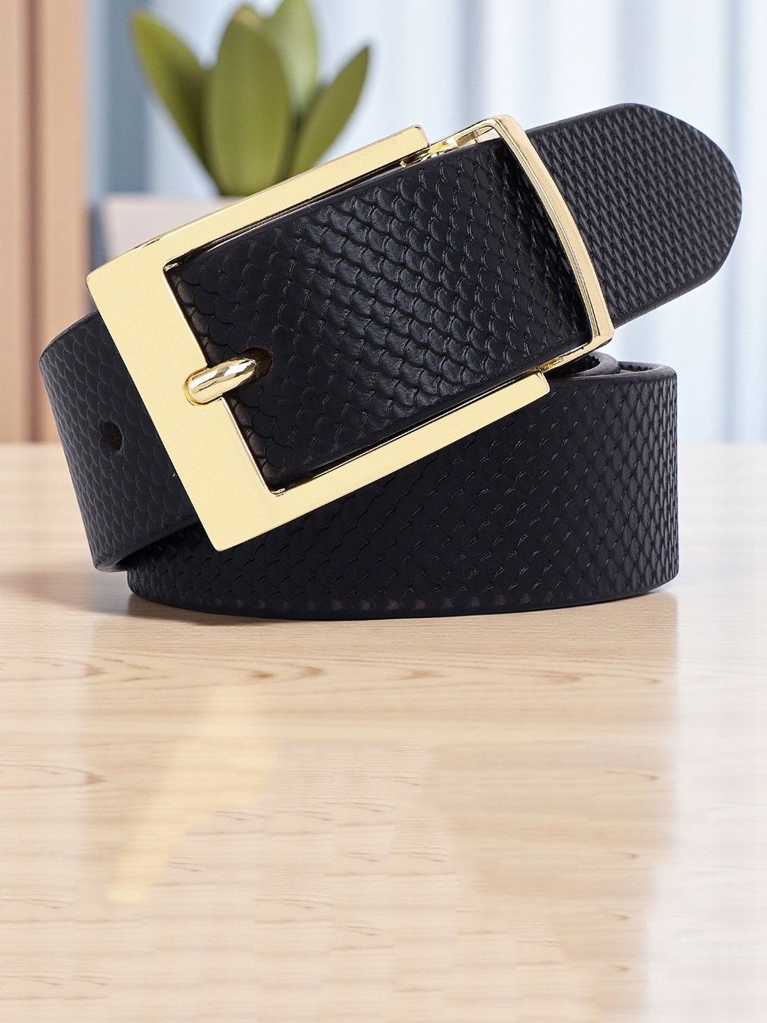 Killer Men Textured Reversible Formal Belt-picture-15