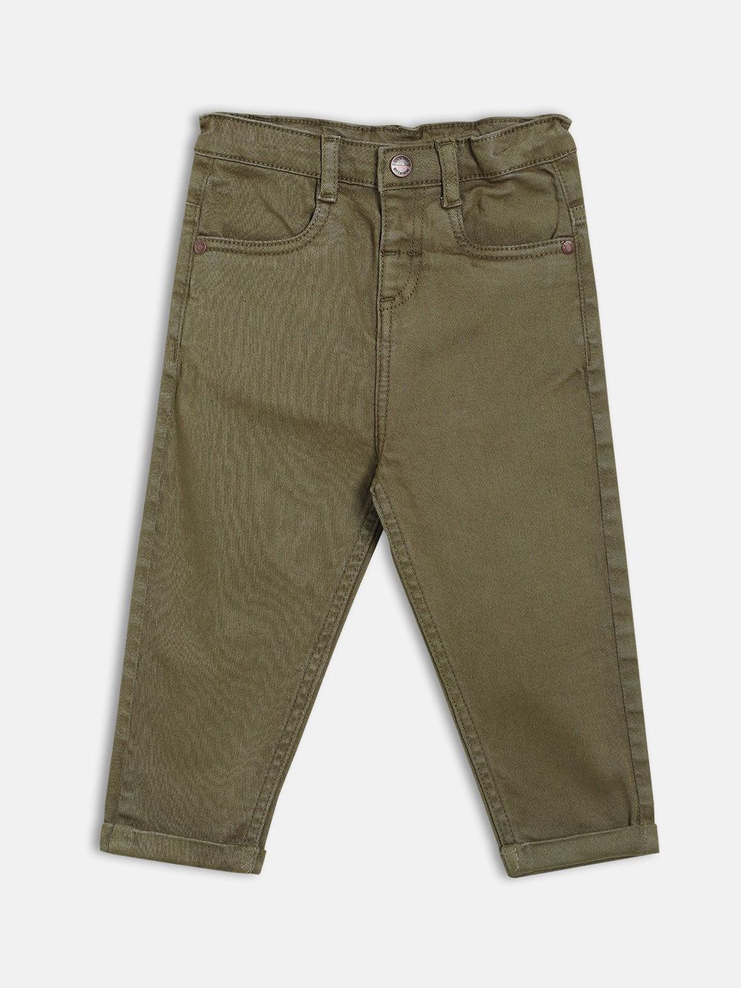 MINI KLUB Boys Regular Fit Mid-Rise Stretchable Denim Jeans-picture-55
