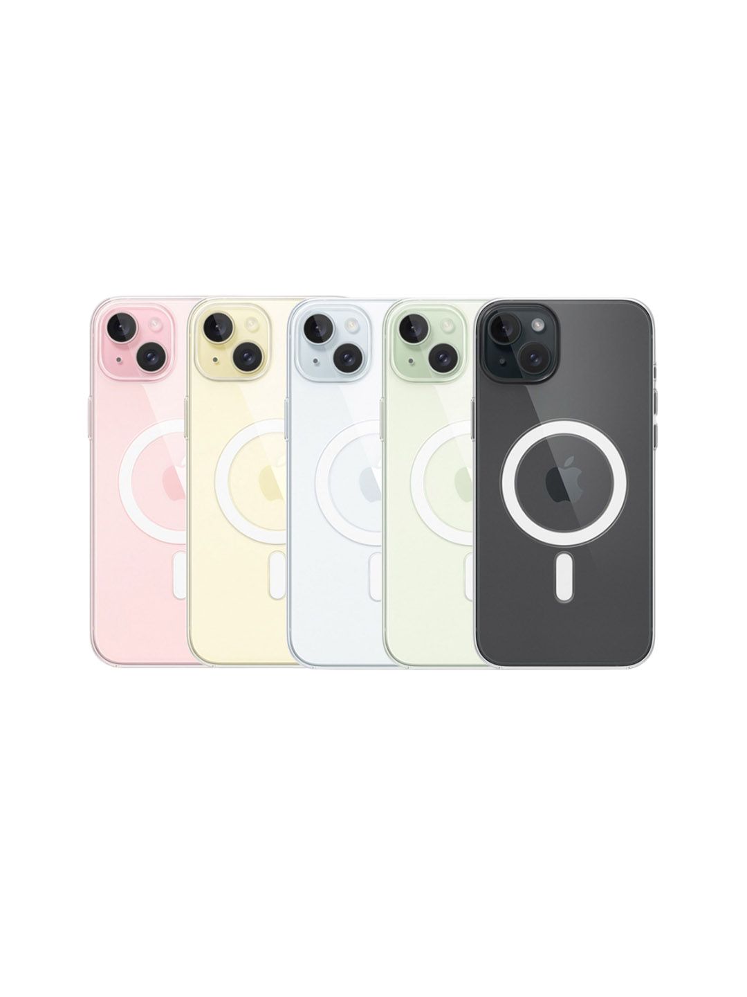 INNOPACE Solid Printed iPhone 15 Back Case Mobile Accessories-image-21