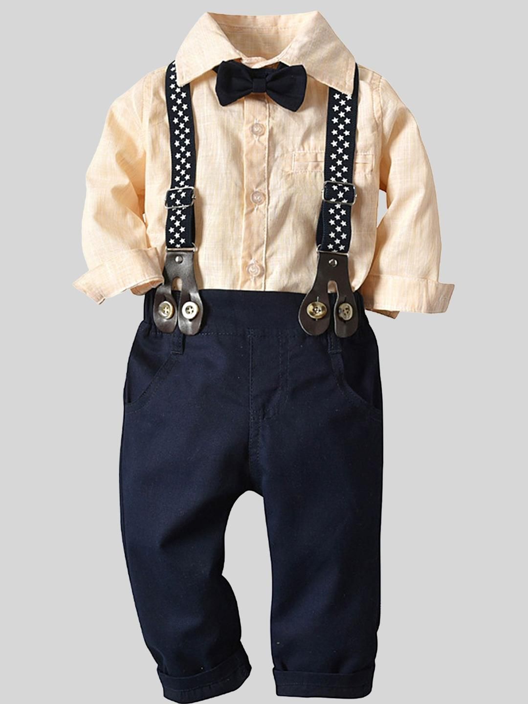 LULU & SKY Boys Pure Cotton Shirt With Trousers-picture-55