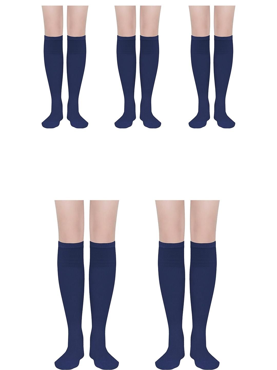 MUKHAKSH Women Navy Blue Socks-picture-22