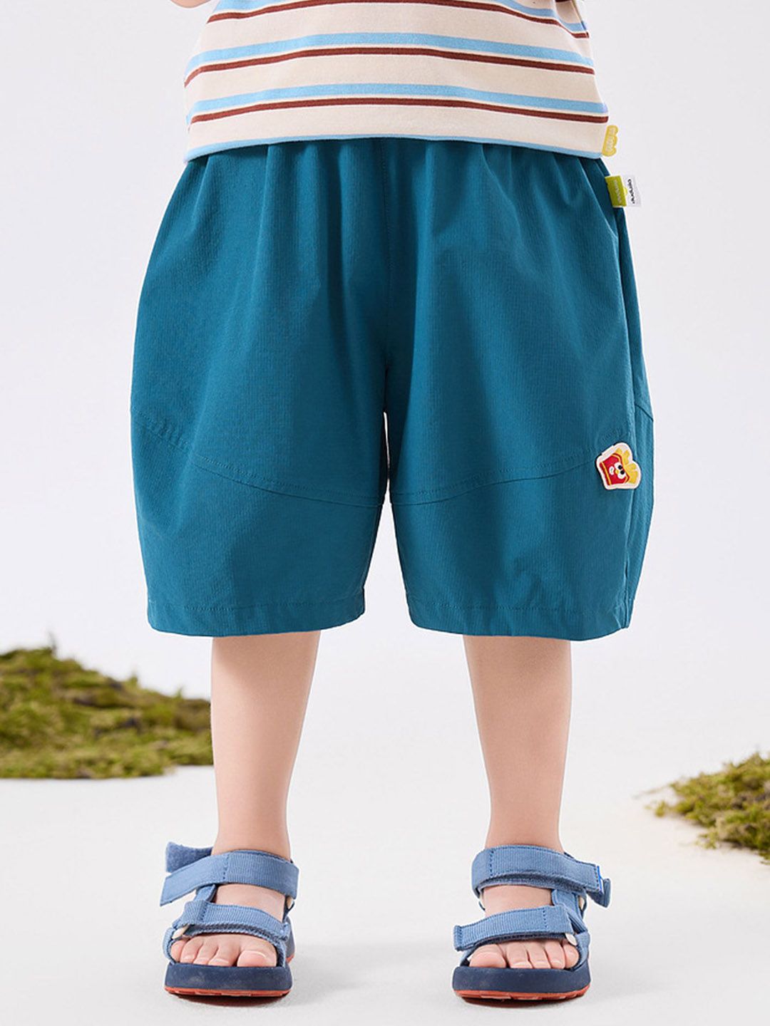 LULU & SKY Boys Printed Loose Fit High-Rise Sports Shorts-picture-23