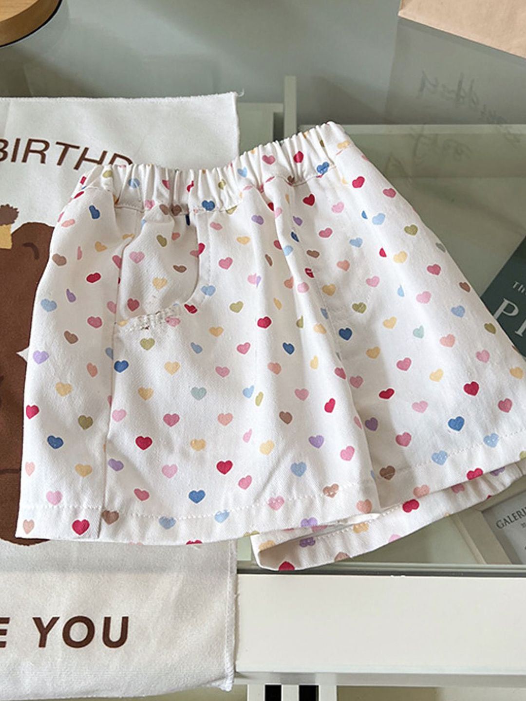 LULU & SKY Girls Printed Loose Fit High-Rise Shorts-picture-34