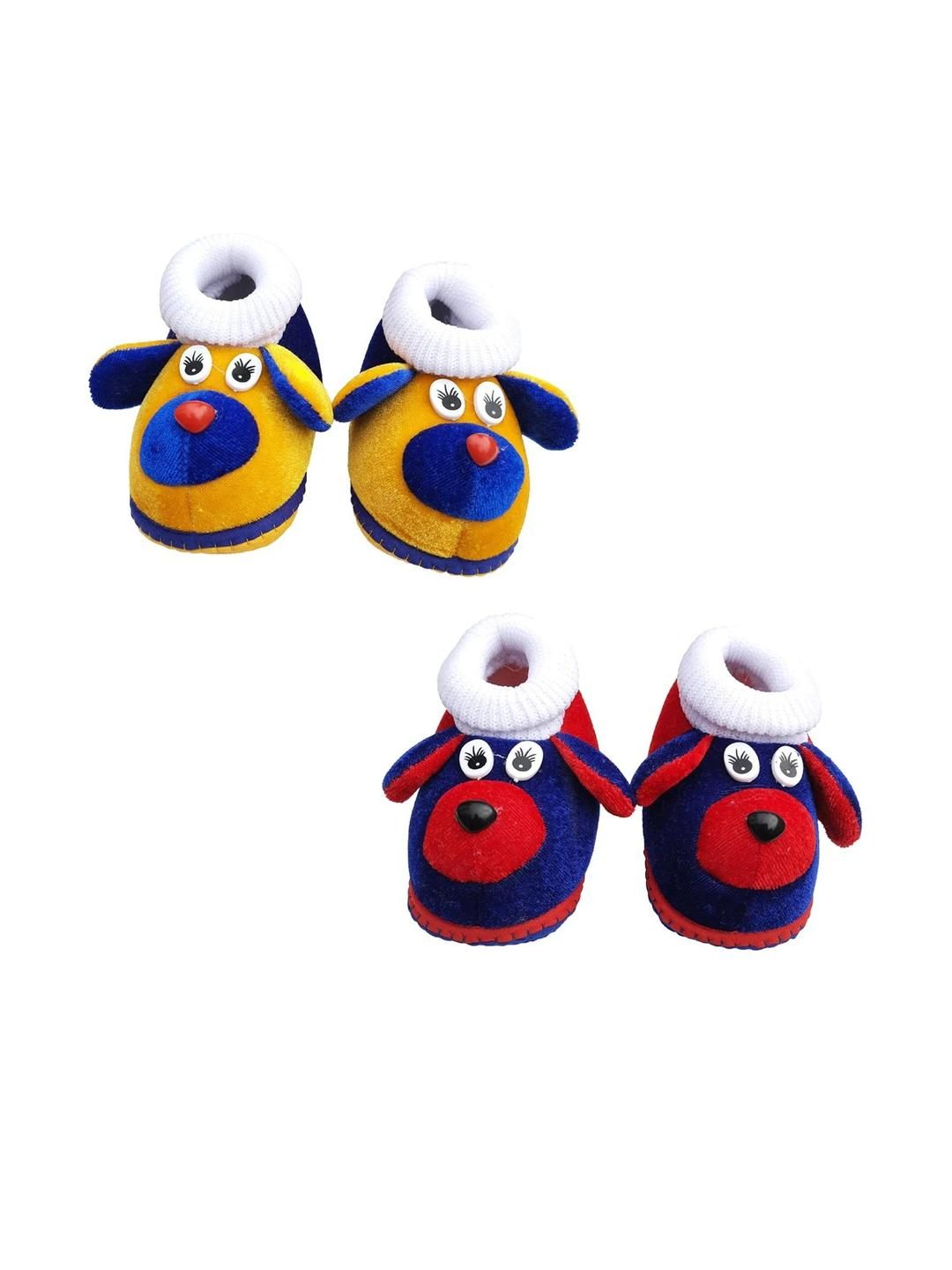 LMN CHILD CARE Pack Of 2 Kids Cotton Booties-picture-27