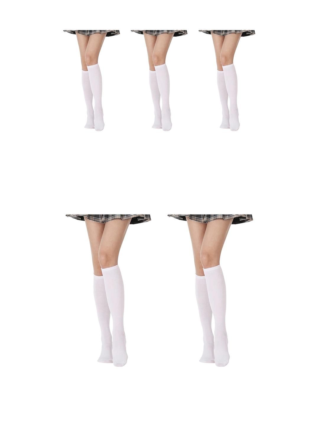 MUKHAKSH Women White Socks-picture-11