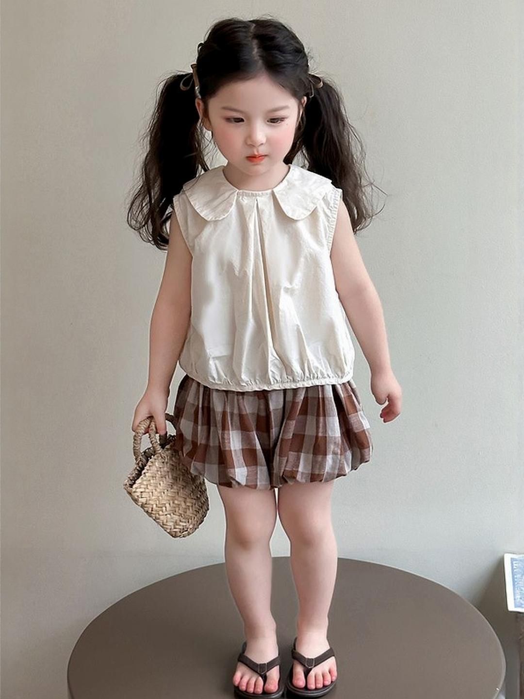 LULU & SKY Girls Pure Cotton Top With Shorts-picture-33