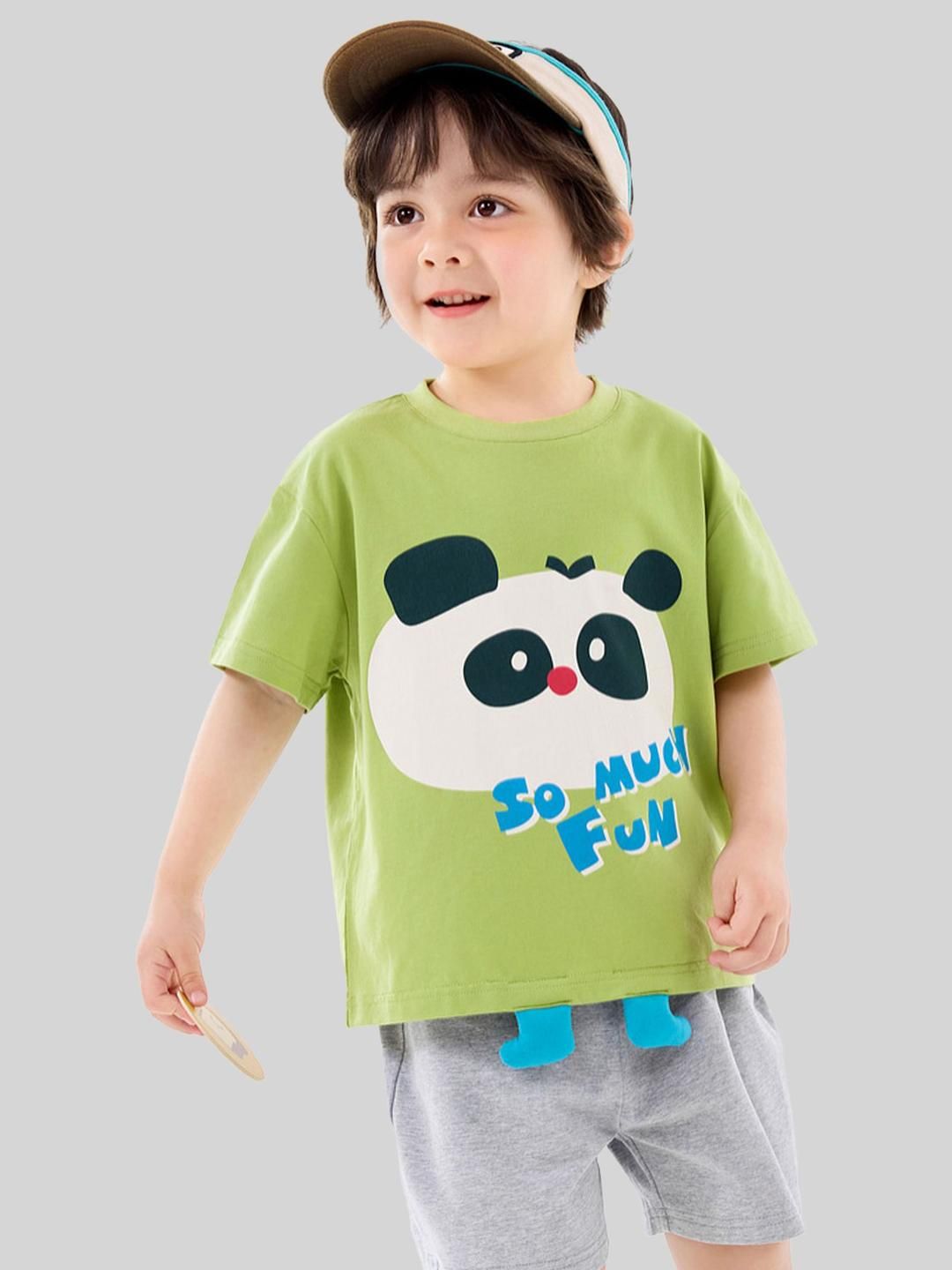 LULU & SKY Unisex Kids Printed Top with Shorts-picture-26