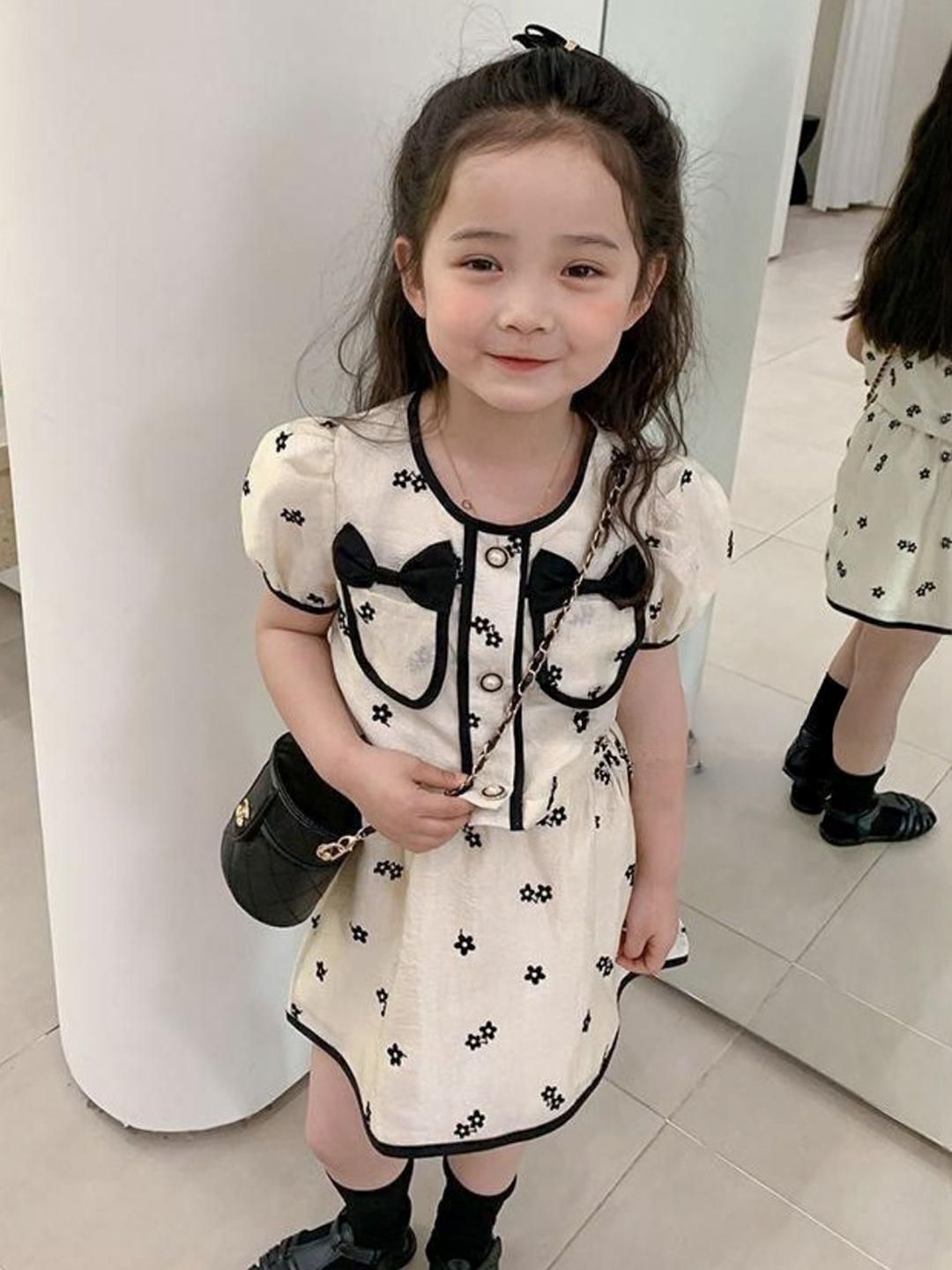 LULU & SKY Girls Printed Top with Skirt-picture-17