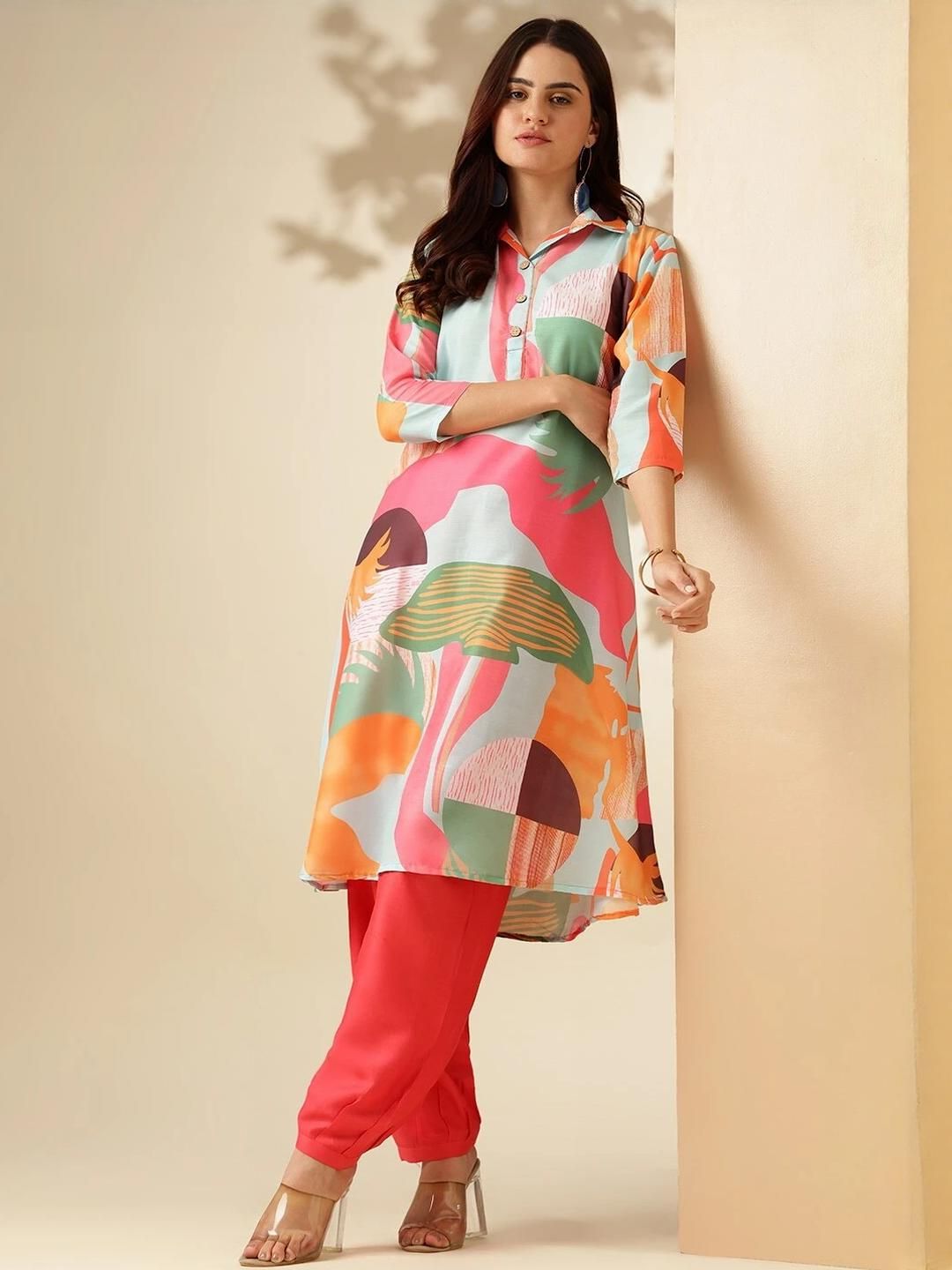 Diva's Choice Women Cotton Blend  Kurta Sets