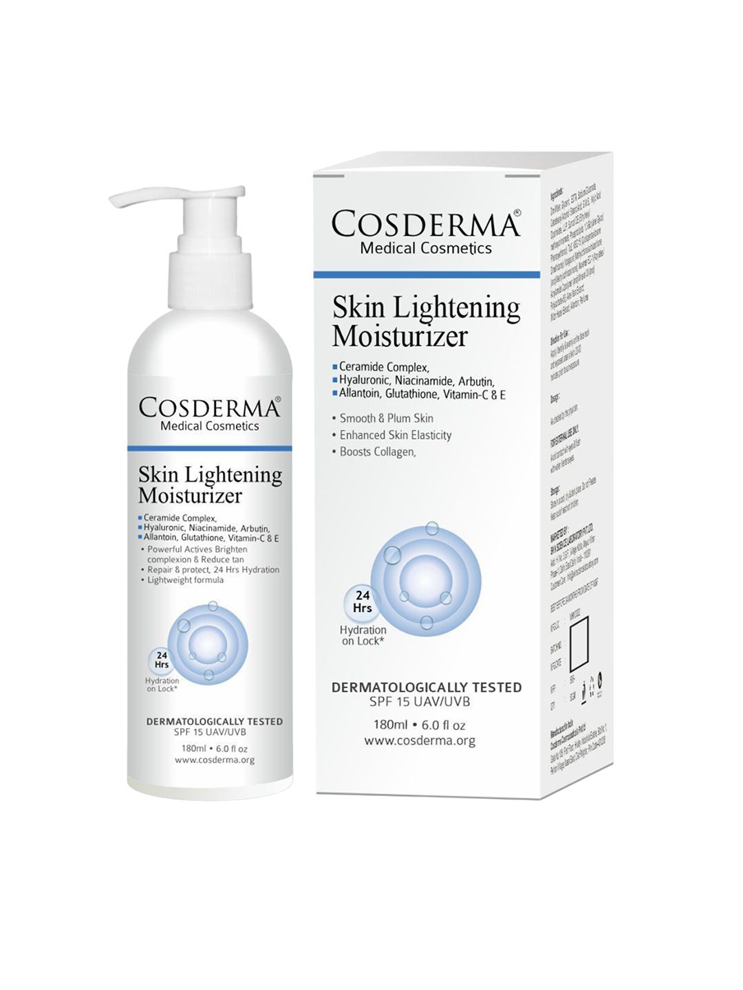 COSDERMA Skin Lightening Moisturizer- 180 ml-image-9
