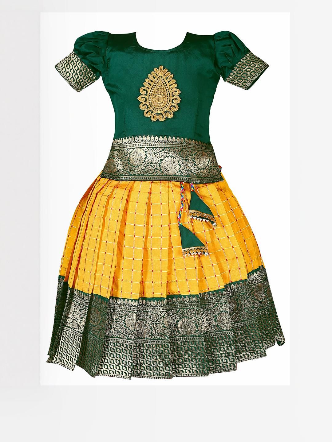 PW PLATYPUS WORLD Girls Lehenga Blouse Cotton-picture-36