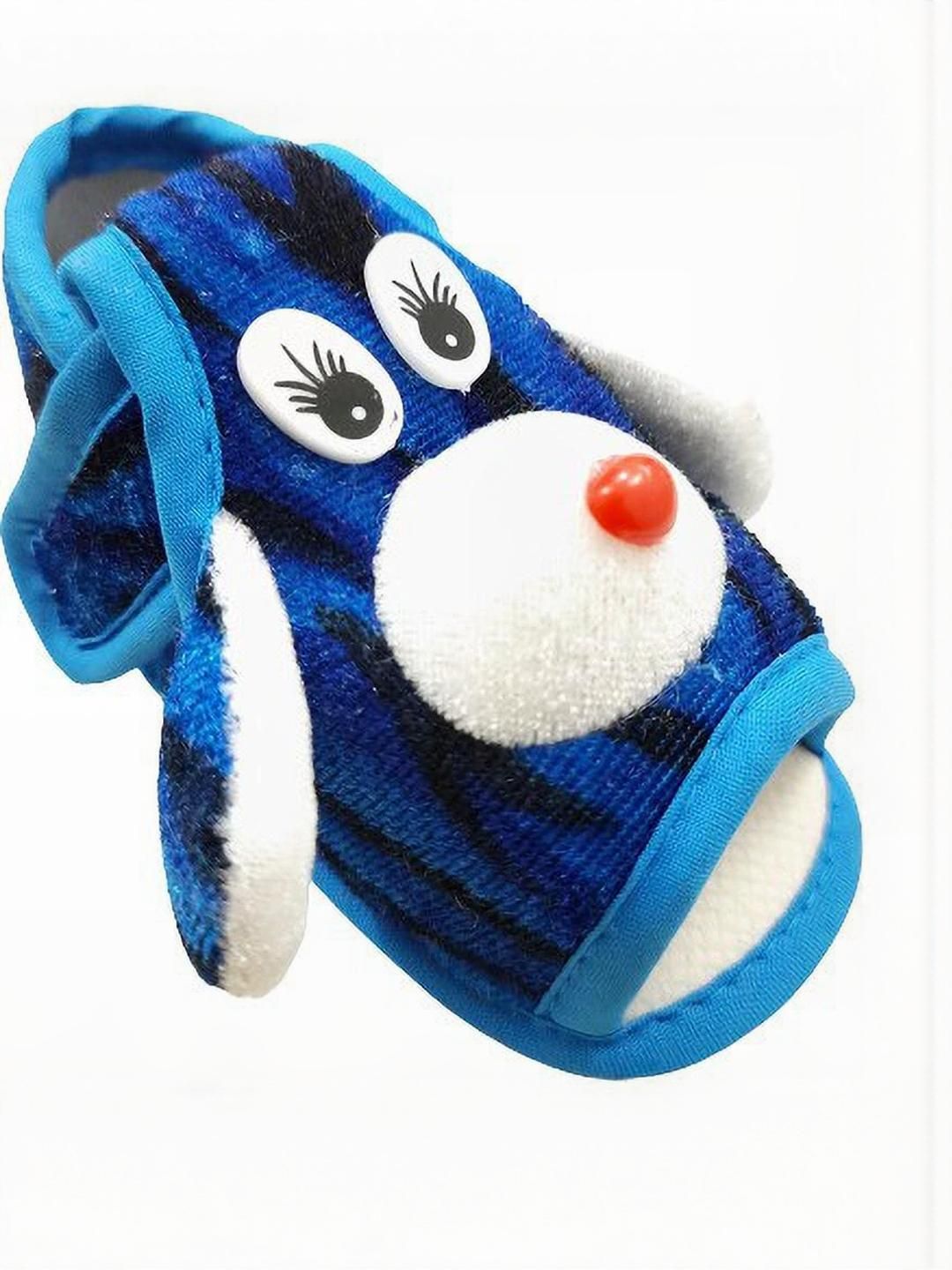 LMN CHILD CARE Kids-Unisex Blue Cotton Booties-image-21