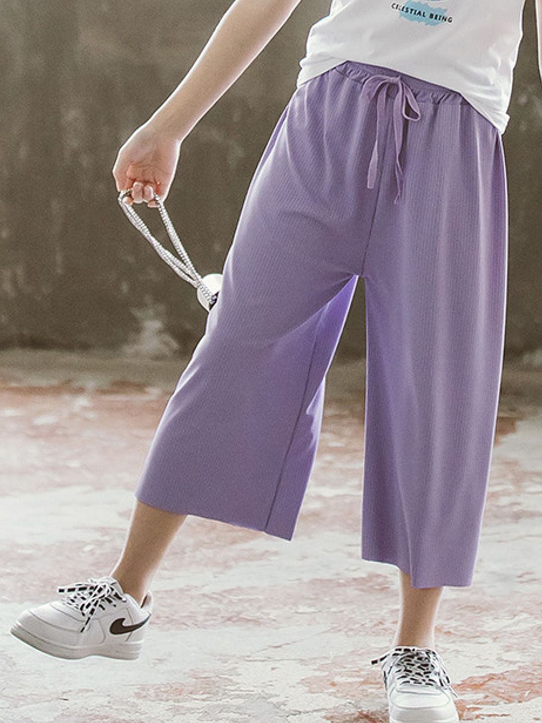 LULU & SKY Girls Low-Rise Culottes Trousers-picture-22