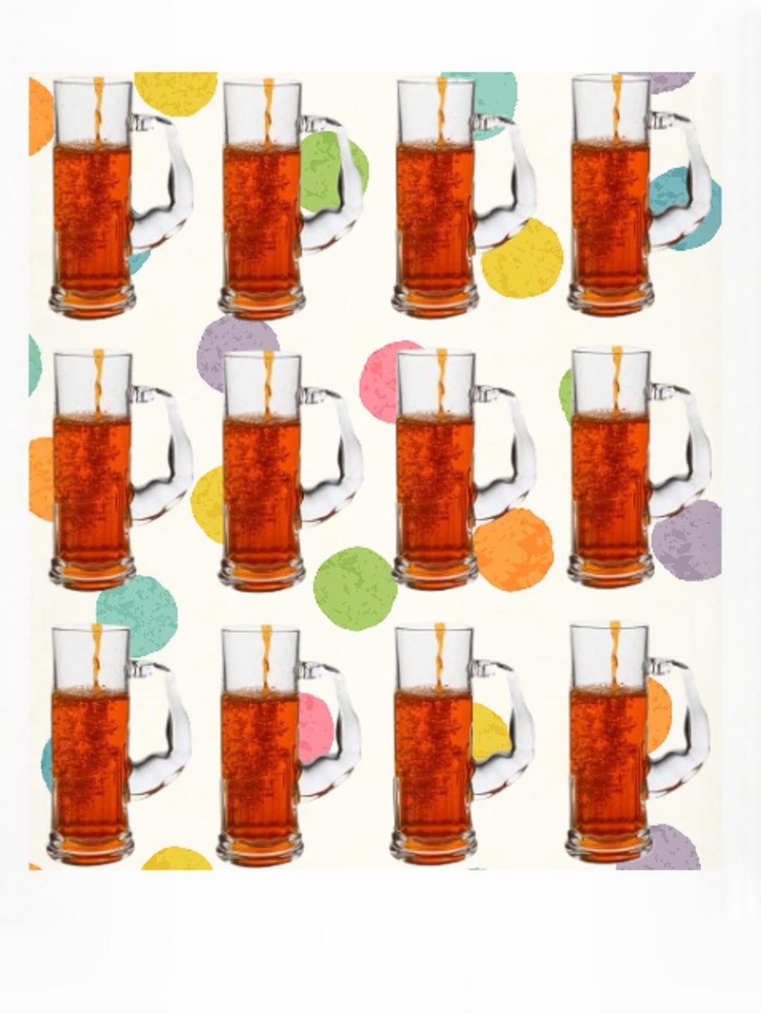 SOMIL Set of 12 Transparent Glass Mugs-picture-40