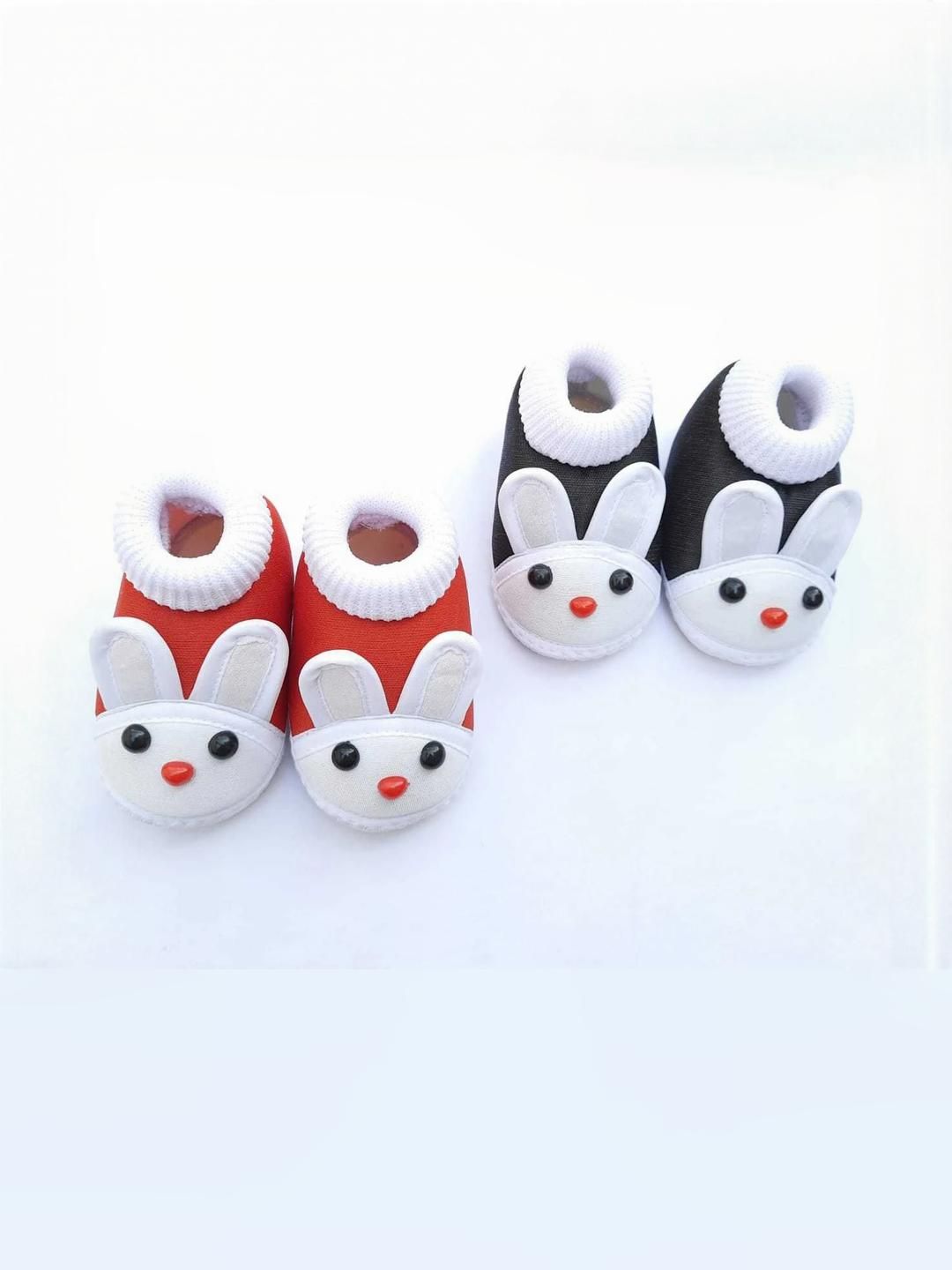 LMN CHILD CARE Pack of 2 Unisex Kids Cotton Booties-picture-33