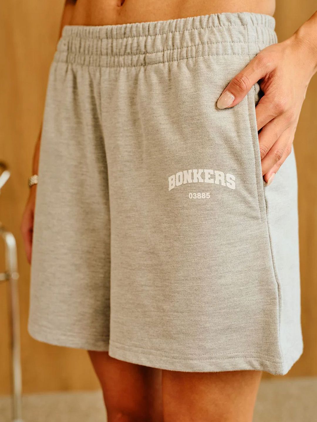 Bonkers Corner Heather Women Lounge Shorts-image-17