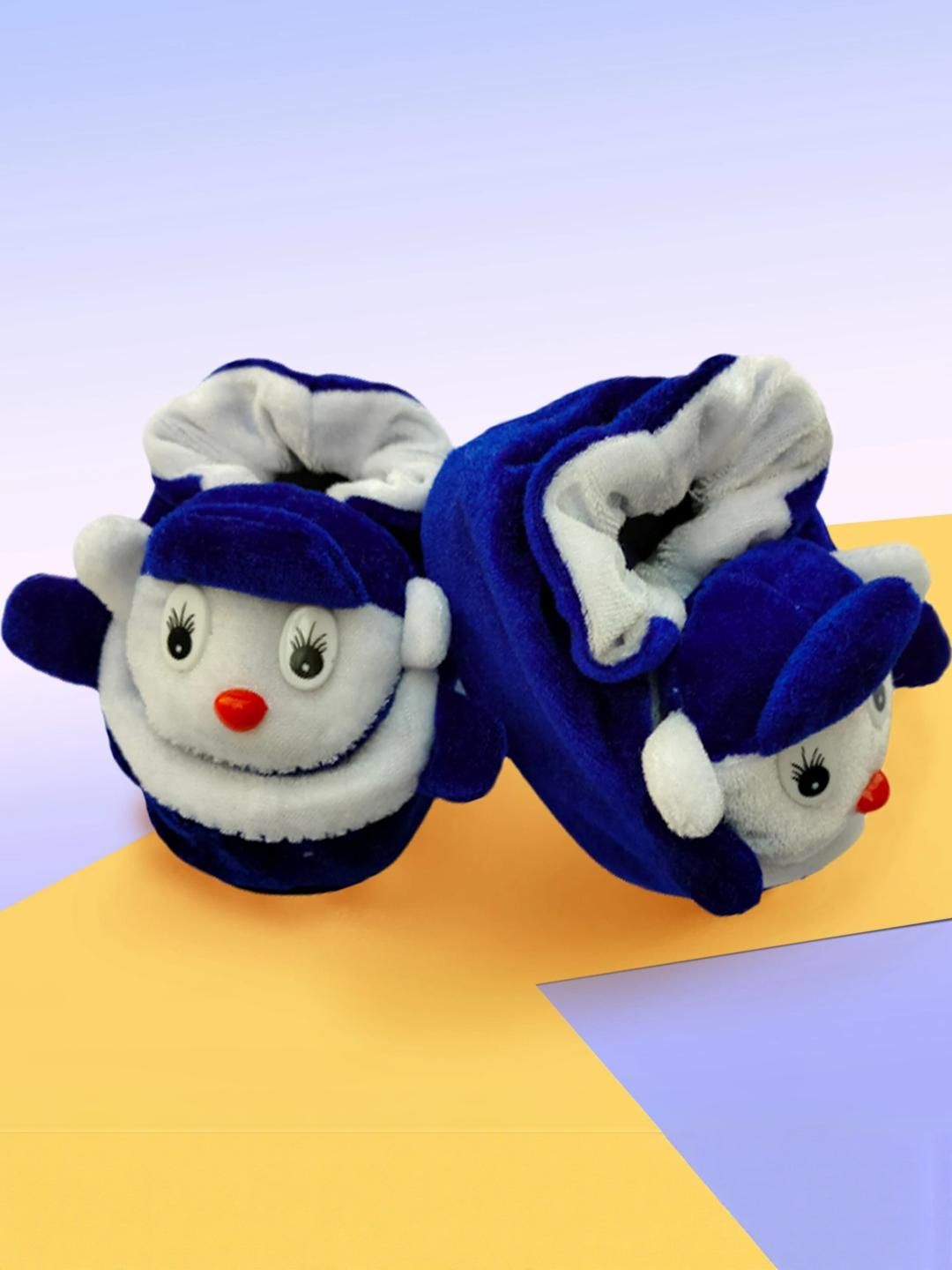 LMN CHILD CARE Kids Blue Cartoon Character Cotton Booties-image-33