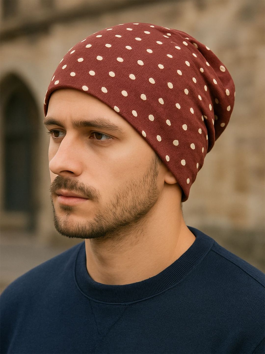 YOUSTYLO Unisex Printed Beanie-picture-17