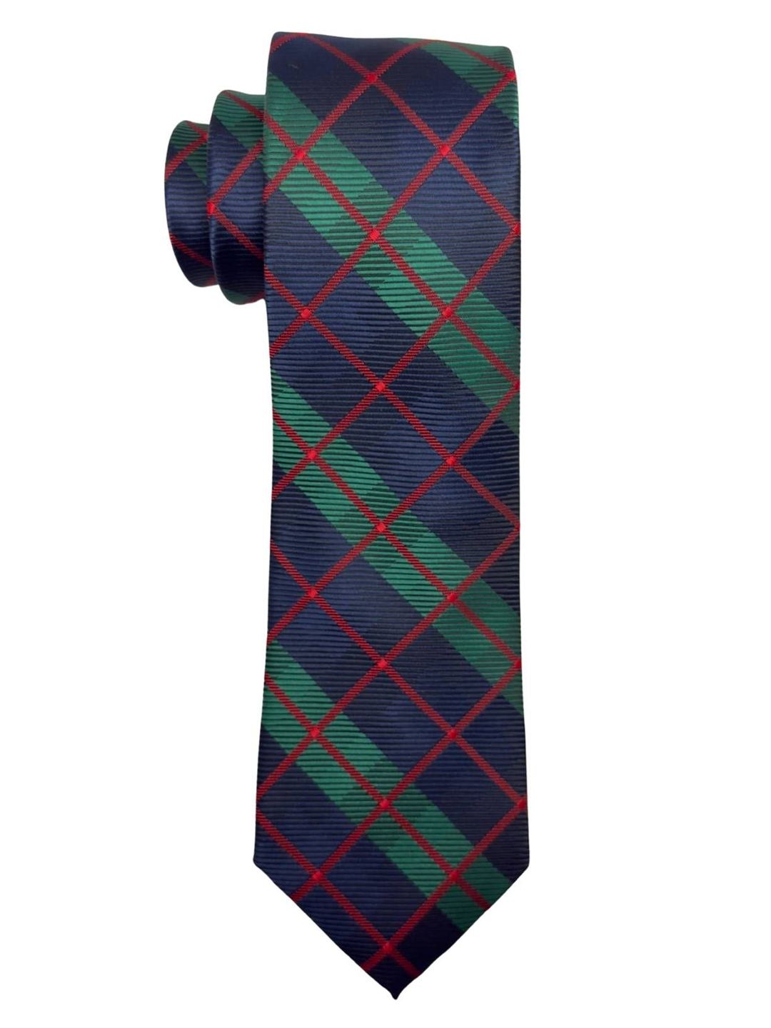 The Tie Hub Men Checked Skinny Tie-picture-26