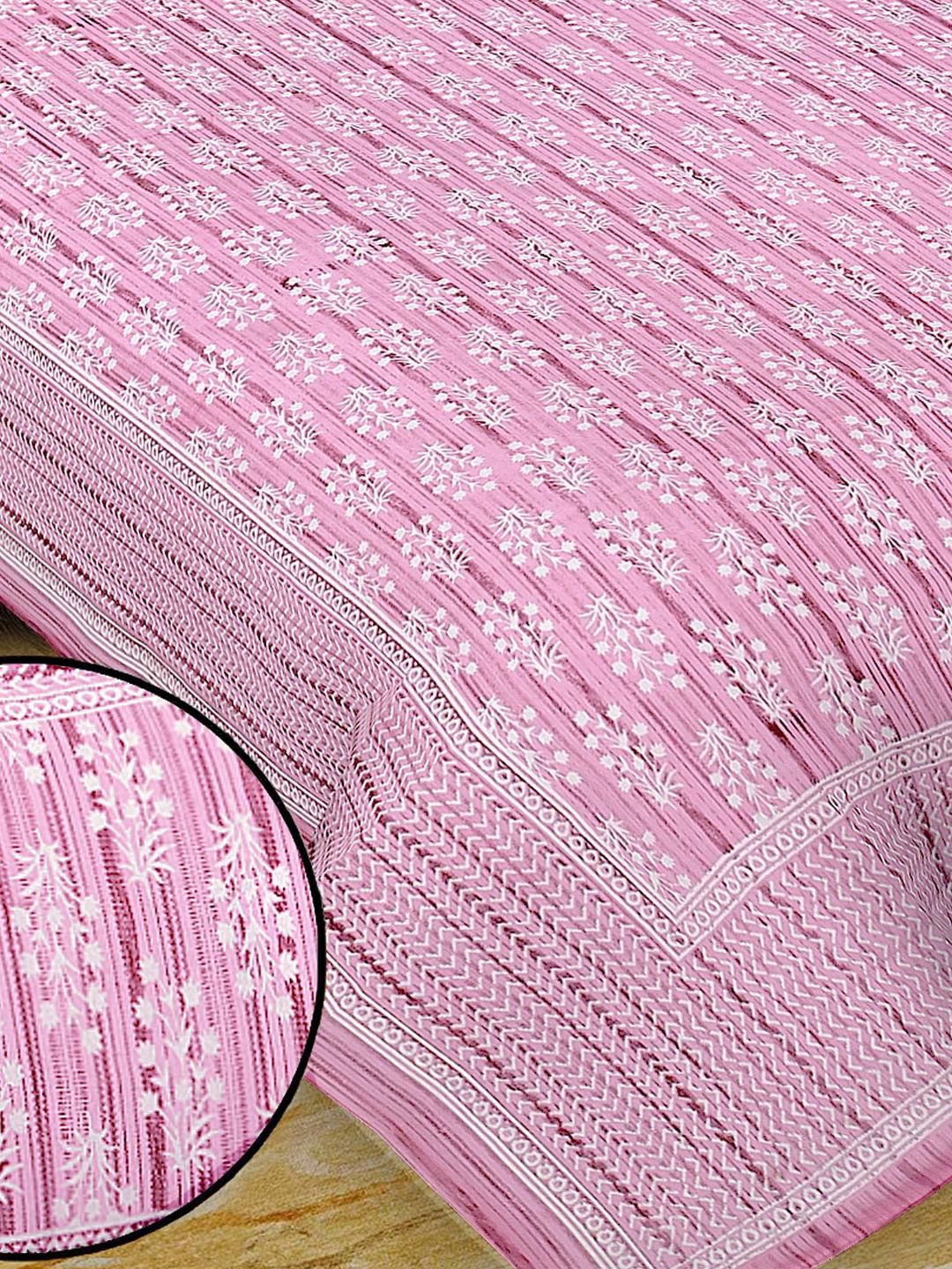 JEEVAT Men Pink Bedsheets-picture-27