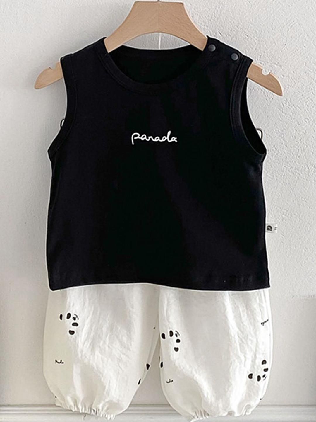 LULU & SKY Kids Printed Round Neck Pure Cotton Clothing Set-picture-28