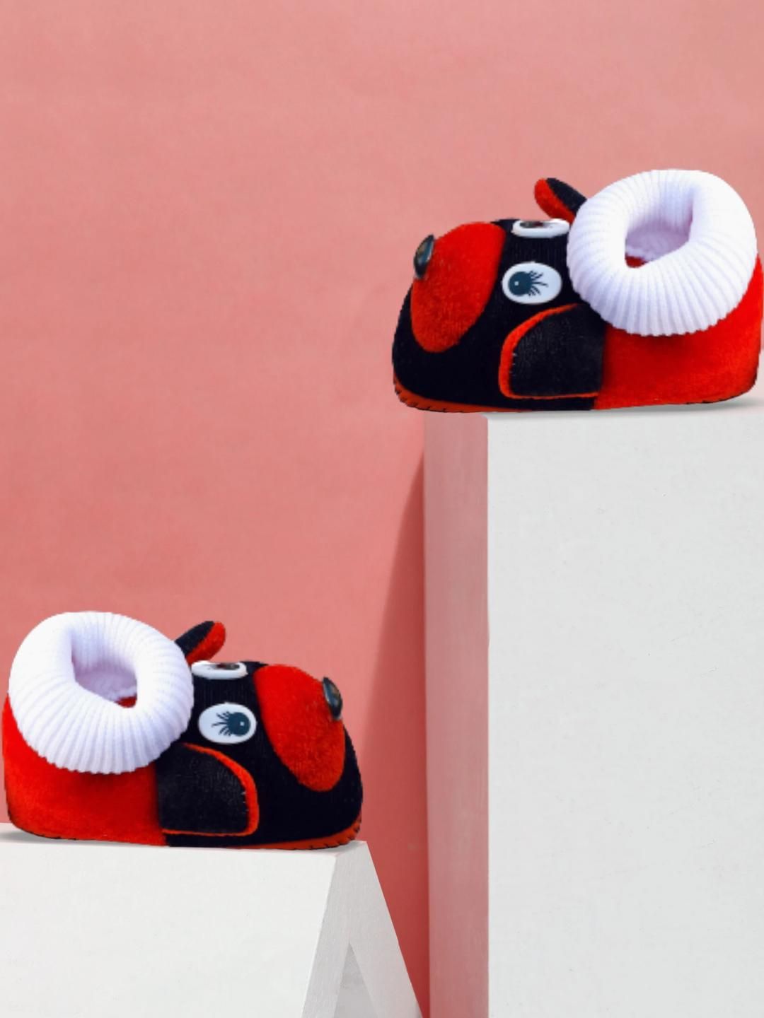 LMN CHILD CARE Kids-Unisex Multicoloured Cotton Booties-image-32