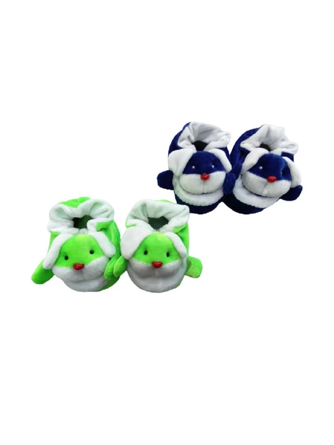 LMN CHILD CARE Unisex Kids Pair of 2 Cotton Booties-picture-10