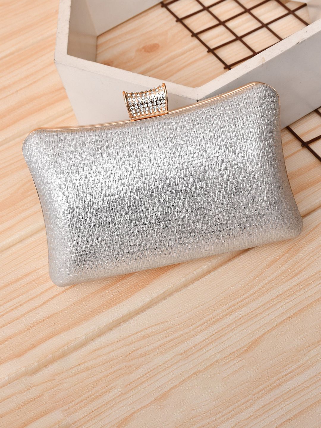 FOR THE BEAUTIFUL YOU Embellished Box Clutch-picture-25