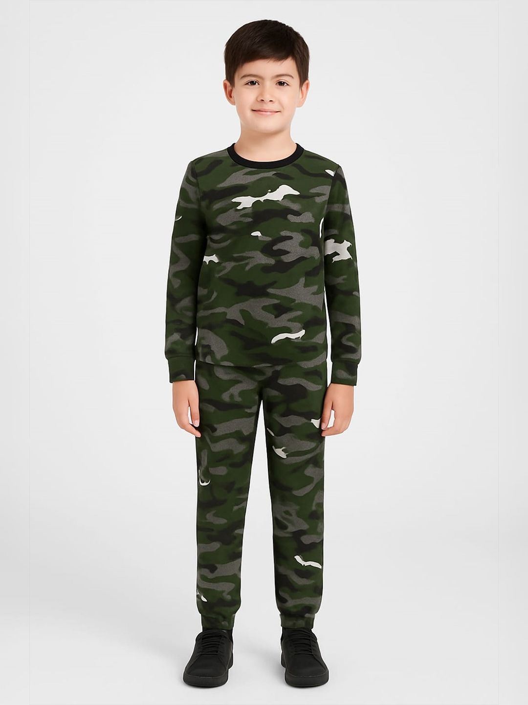 CoolTees4U Kids Printed Pure Cotton T-shirt With Trousers-picture-38