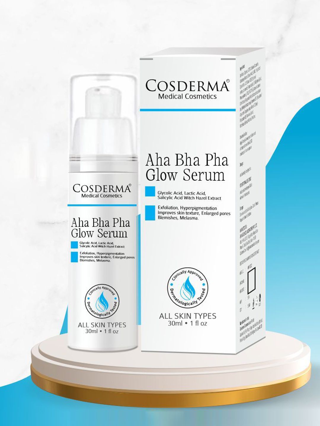 COSDERMA AHA BHA PHA Glow Serum For Acne Or Blemishes 30 ml-image-24