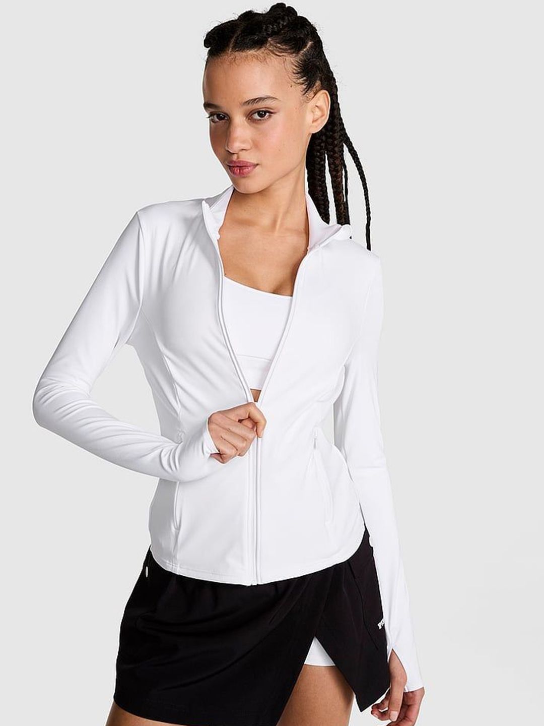 Victoria's Secret Mock Collar Sports Jacket-picture-37
