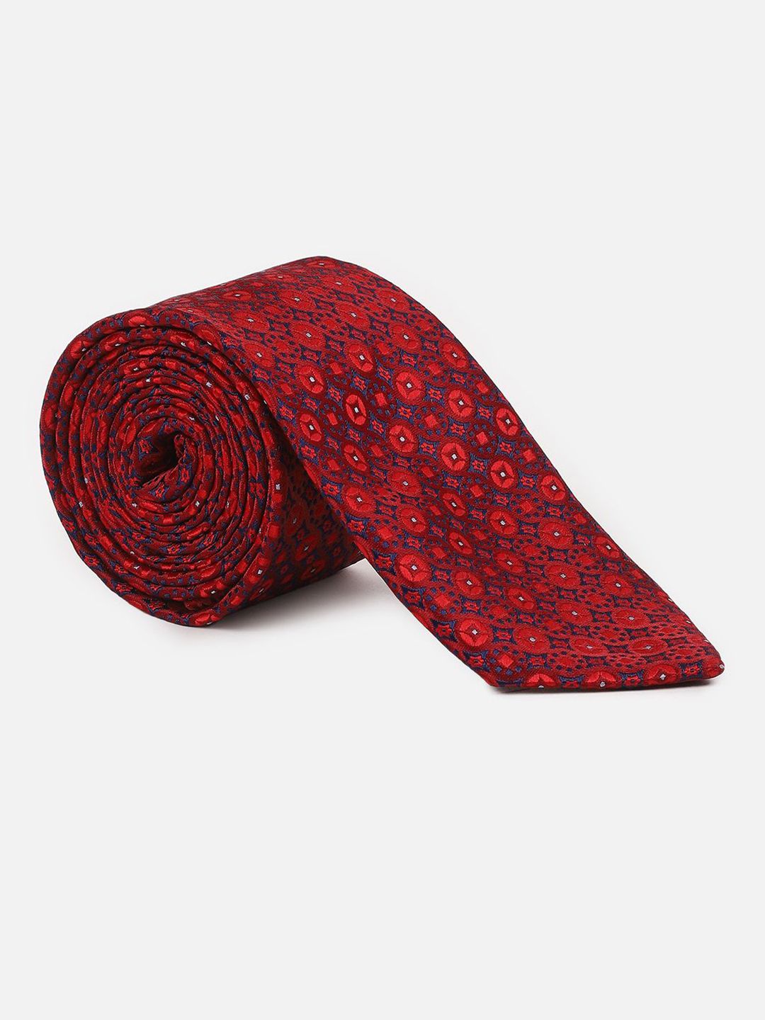 Louis Philippe Men Embroidered Broad Tie-picture-39