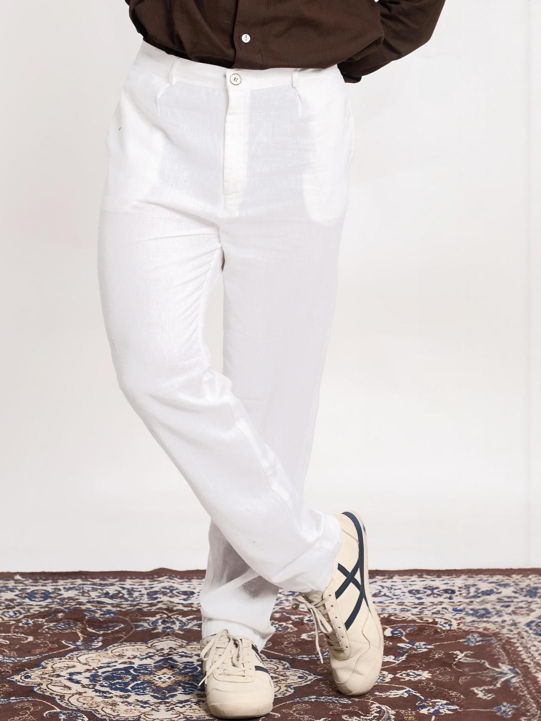 SVKETAIL Men Relaxed Straight Leg High-Rise Trousers-picture-36