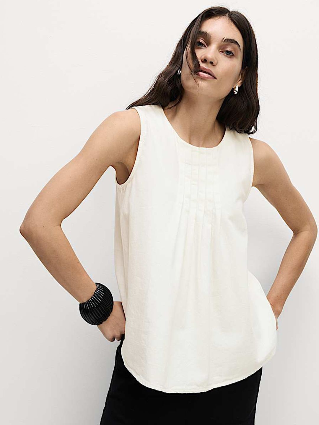Marks & Spencer Pure Cotton Pintuck Cami Top-picture-22