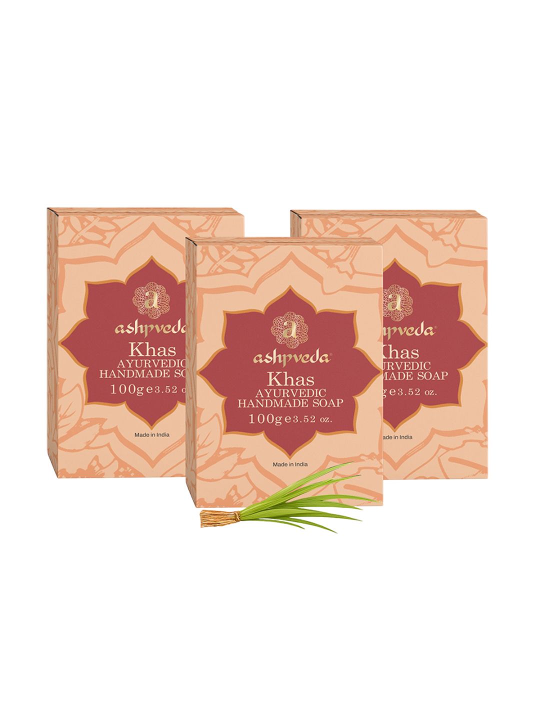 ASHPVEDA Set Of 3 Ruh Khus Bathing Soap For Hydration - 100 g Each-picture-38