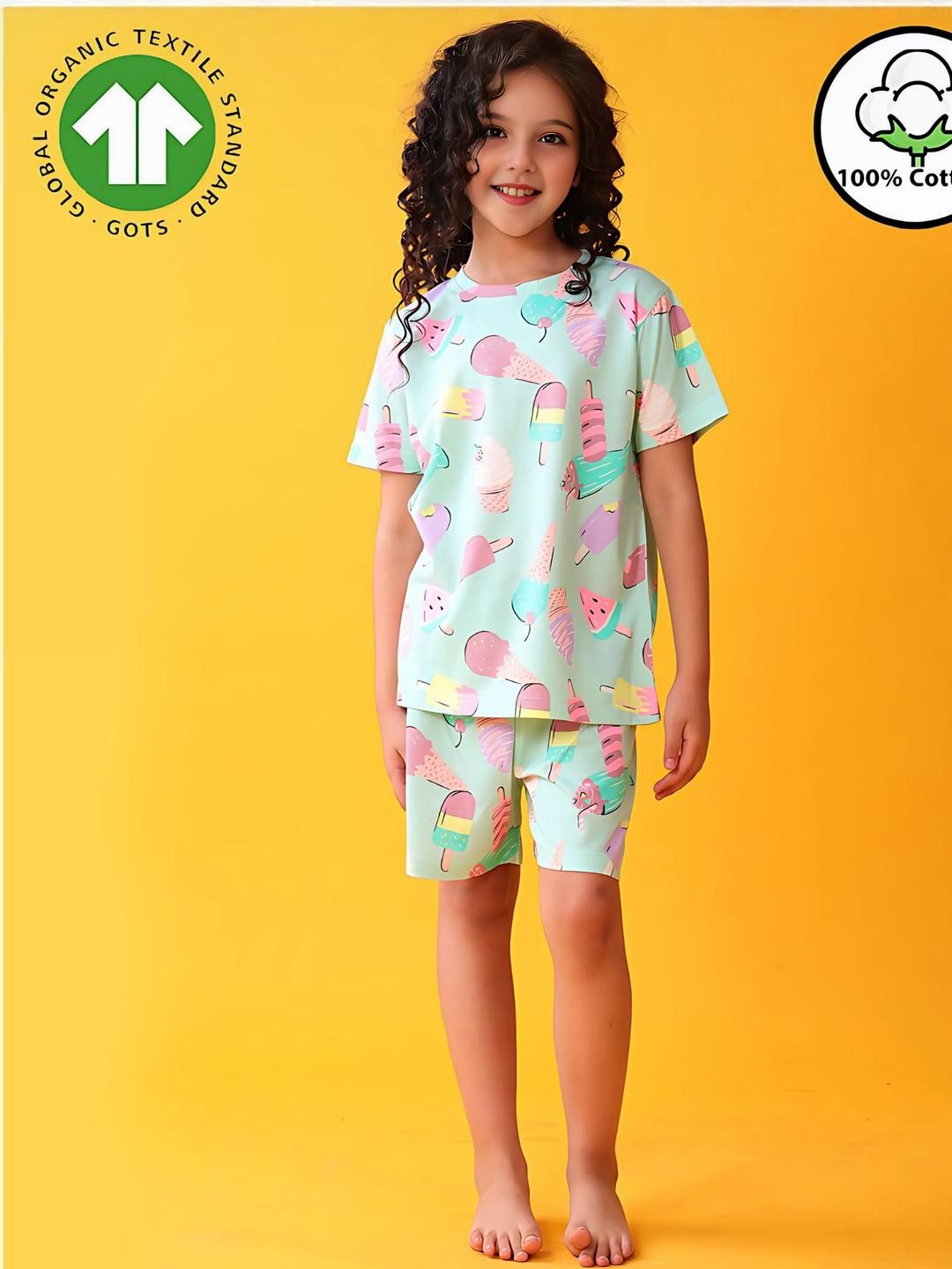 YK Girls Printed Night suit-picture-49