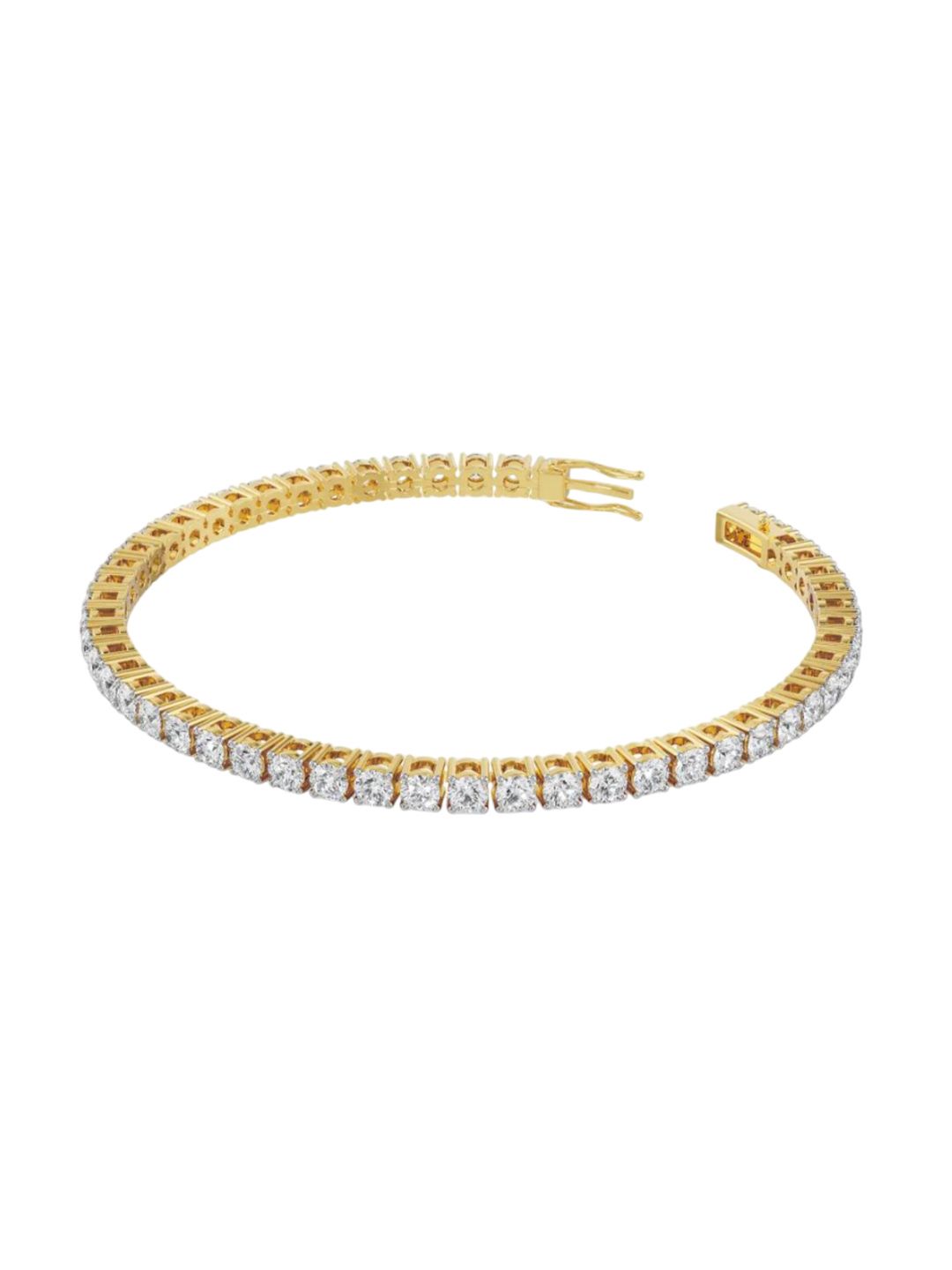 Emori Women 18KT Gold Lab Diamond Tennis Bracelet-picture-18