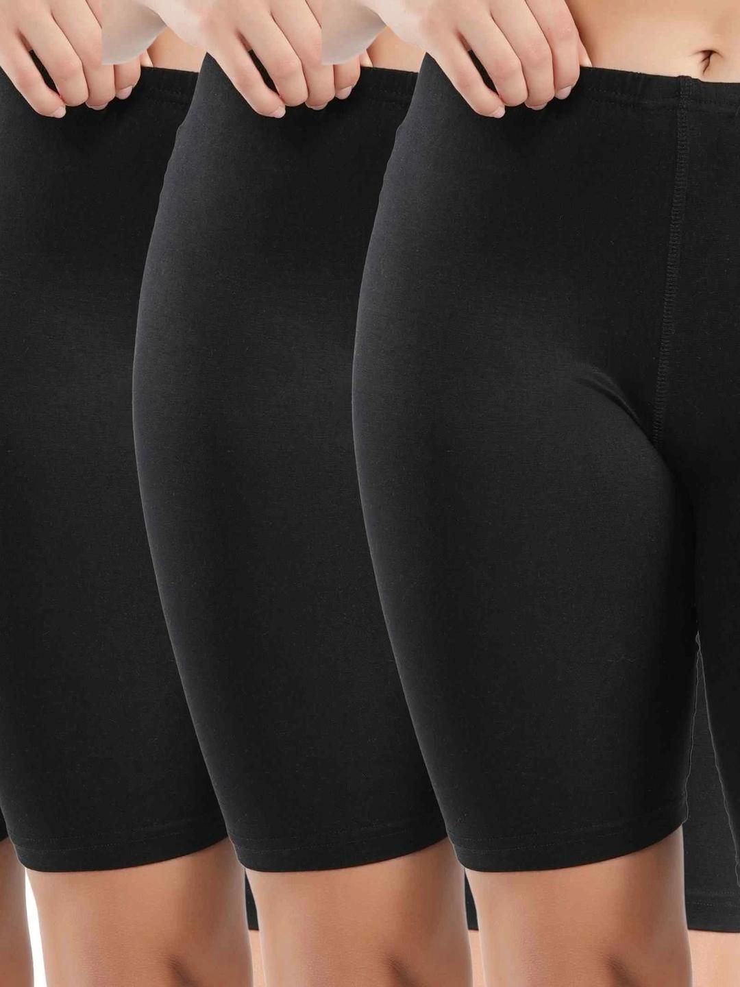 ORLIZEA Pack of 4 Women Black Briefs Set-picture-38