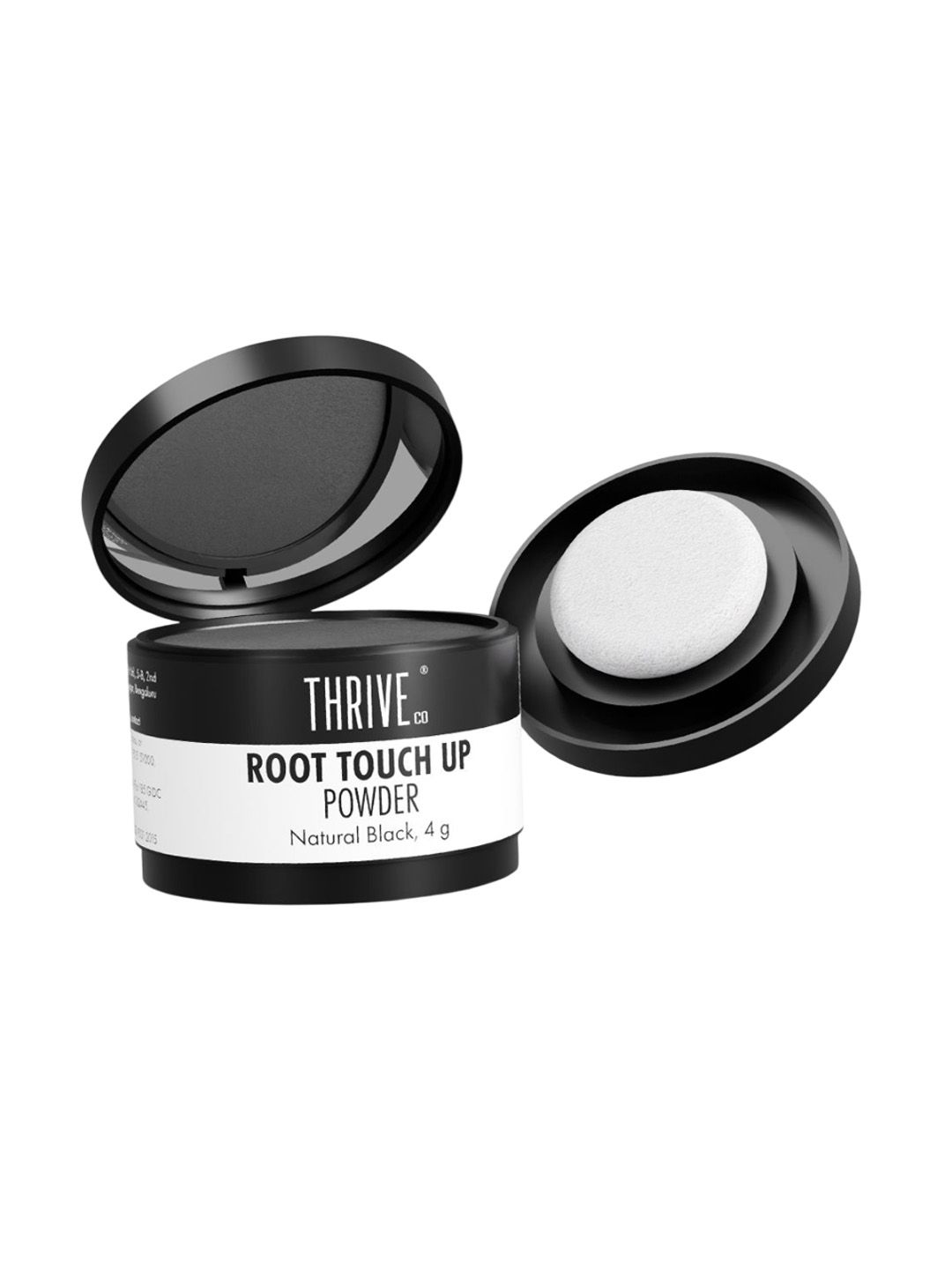 ThriveCo Root Touch-Up Powder Covers Greys & Bald Spots - Natural Black - 4 g-picture-31