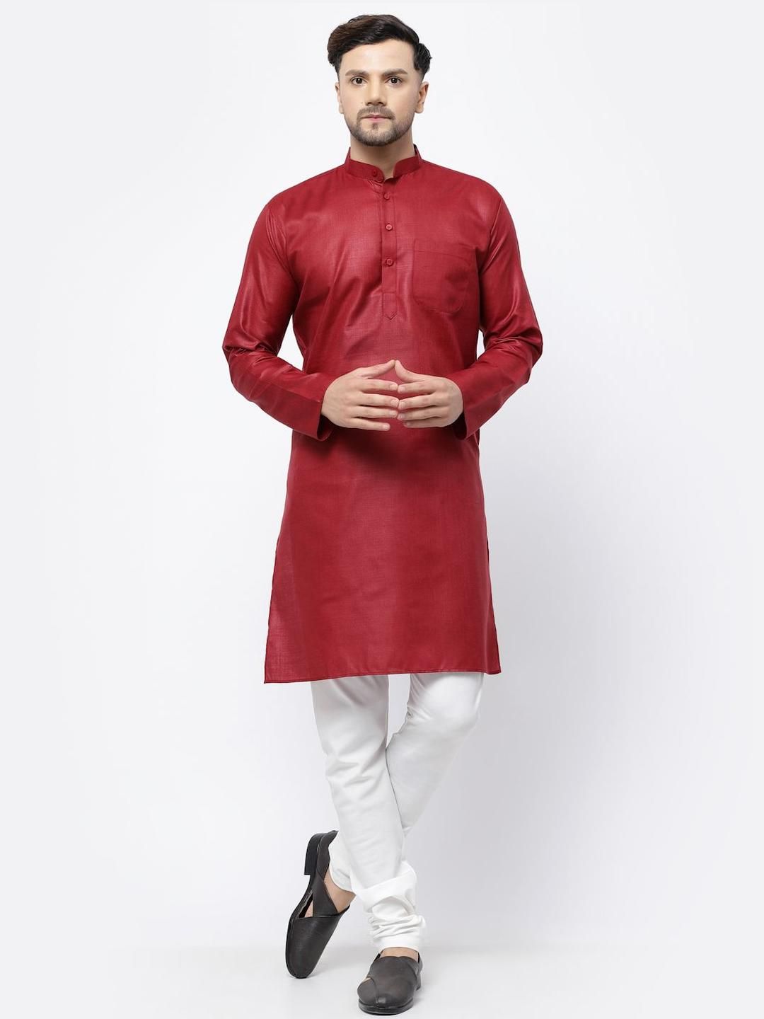 TS LIFESTYLE Men Thread Work Kurta-picture-14